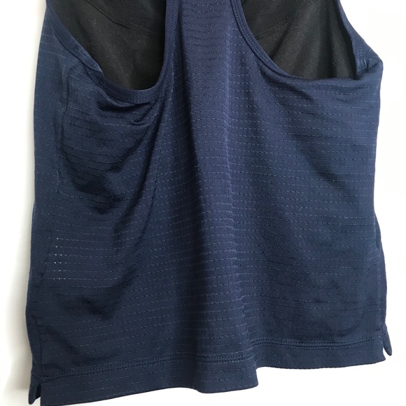 Nike Navy Women Vneck Tank Top Size Medium - Picture 9 of 10
